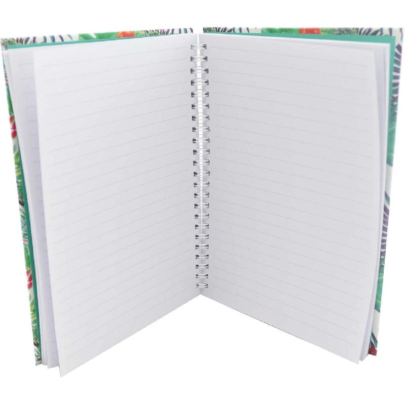 Notebook 19 X 26 cm Spiral - Grid 100 Sheets