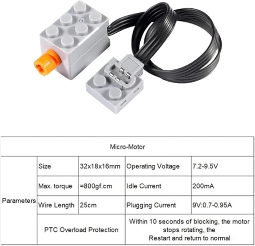 Micro Motor Set - Cross Shaft Compatible