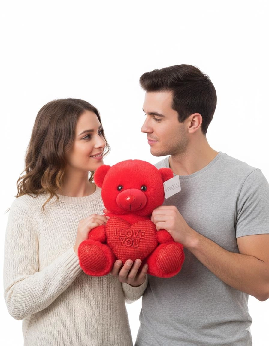 Teddy Bear I Love You Heart - 25 cm
