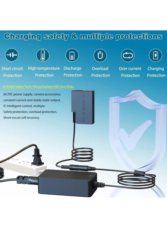 ACK-E18 - AC Power Adapter + DR-E18 - DC Coupler + LP-E17 - Dummy Battery