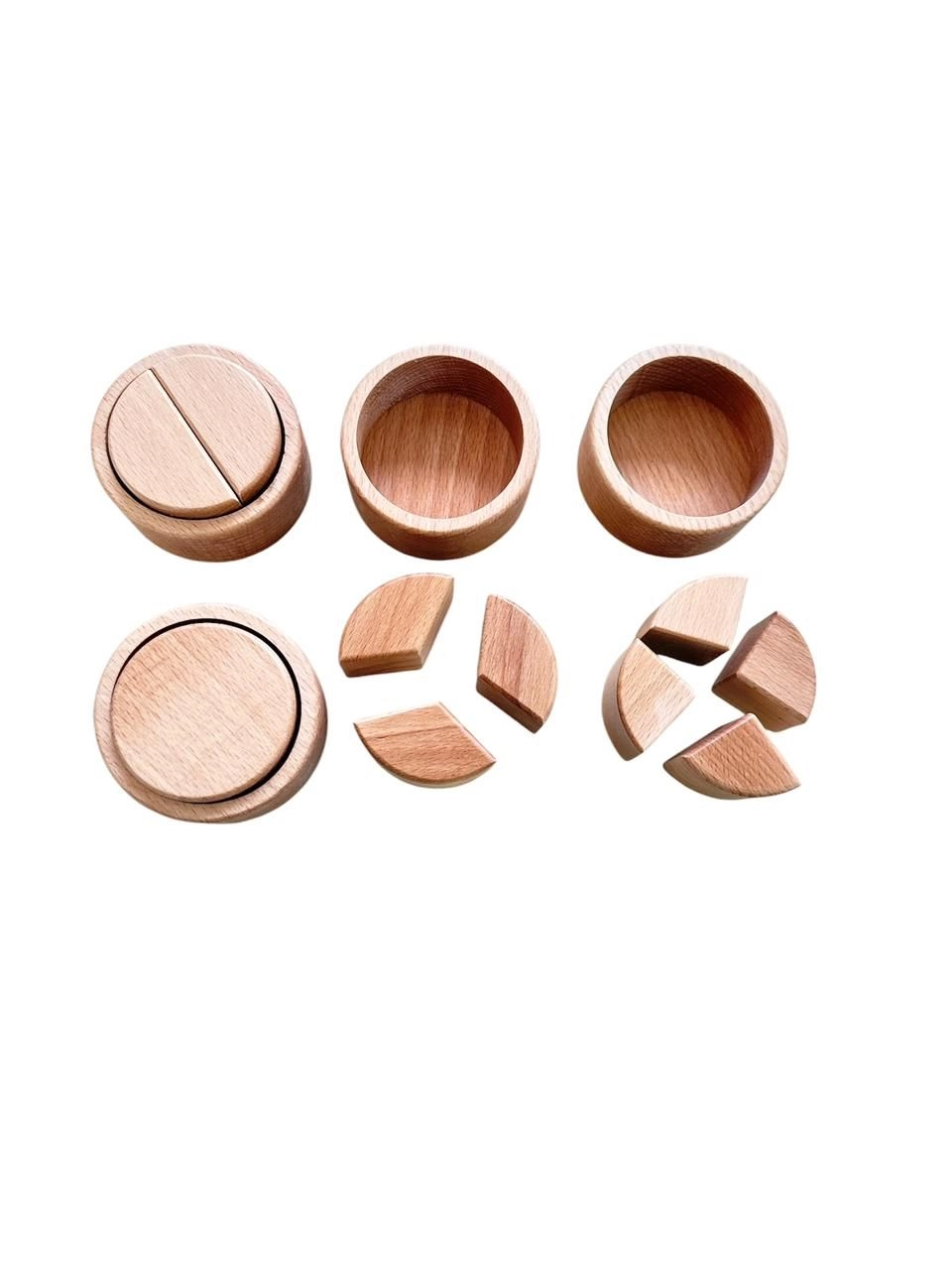 Fraction Cups Circle - Suitable for 3 years and above 14 Pcs