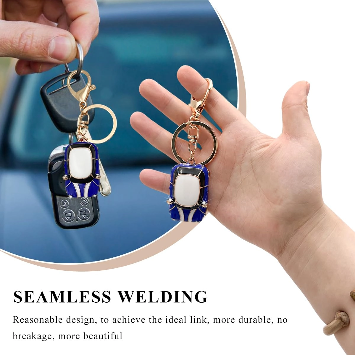 Car Model Rhinestone Keychain