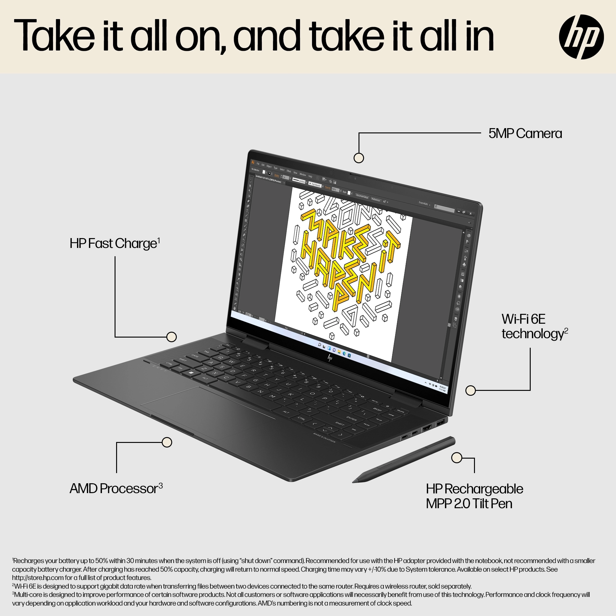 Envy x360 - 15.6'' Ryzen 7 5700U 16GB DDR4 1TB SSD