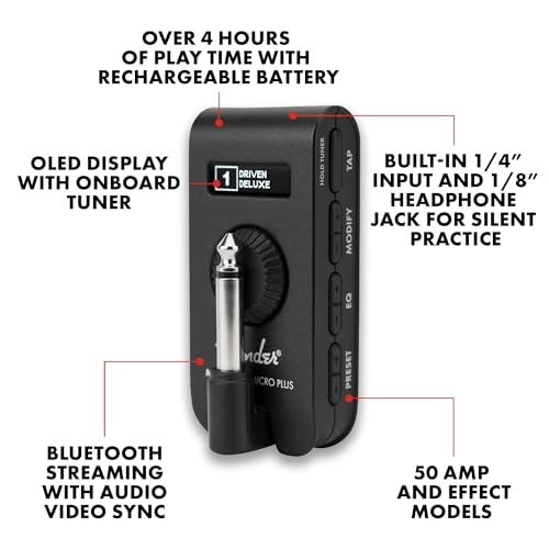 Mustang Micro Plus - 25 Amp Models 25 Effects Bluetooth
