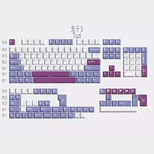 160 Keys Doubleshot Keycaps - ISO/ANSI