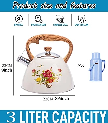 Stovetop Induction Whistling Kettle - 5L