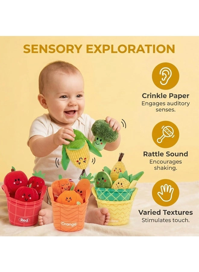 Montessori Sensory Toys - 6-12 Months 16 pieces