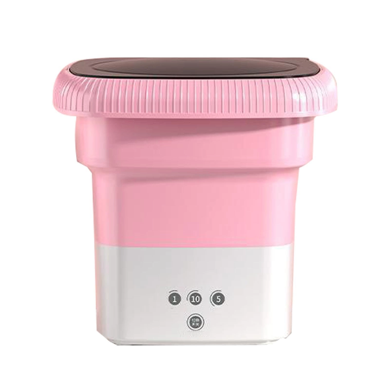 Mini Portable Washing Machine | Foldable Small Washer Machine For Travel Laundry | Folding Little Washing Dryer For Baby Clothes, Socks, Towels, Underwear