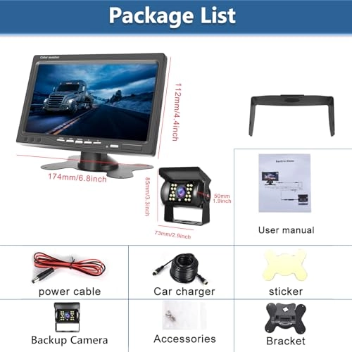 Rear View Camera - Night vision Wired 1080P