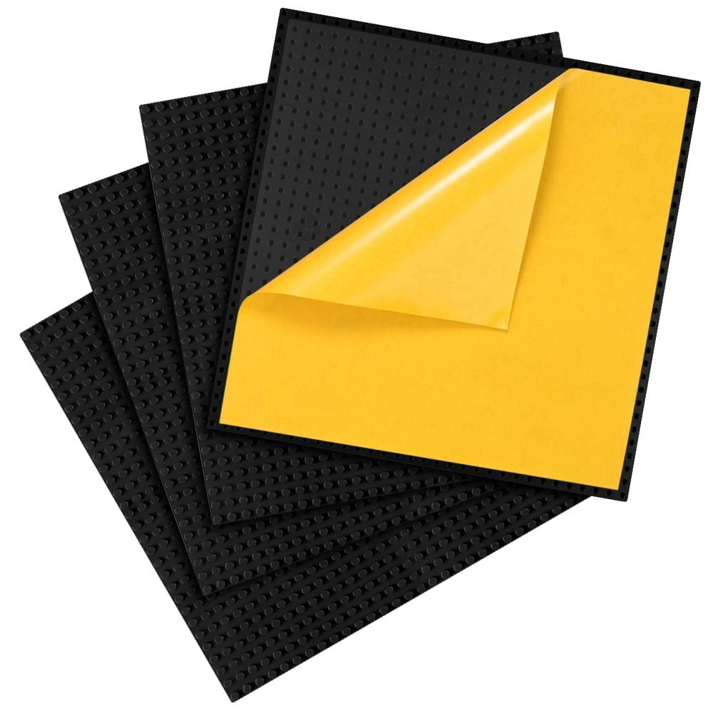 Mimax Peel-and-Stick Baseplates - plastic 4 pieces