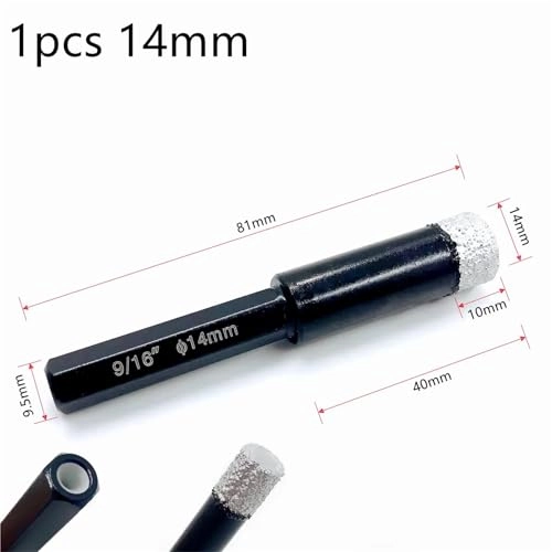 Marble Opener Diamond Core Bit - 1Pcs 14mm