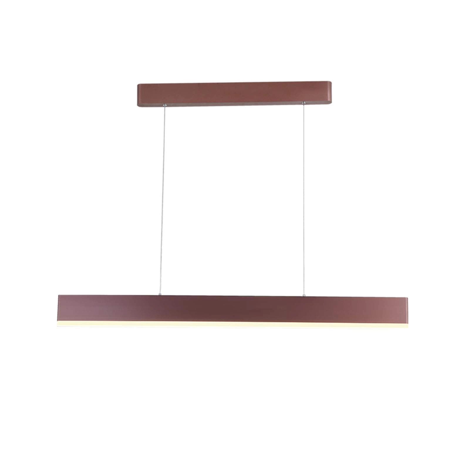 LED Nordic Creative Strip Chandelier - 100cm The coffee color is aurora-free