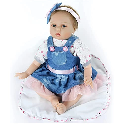 Reborn Baby Doll - 22 Inches / 55 cm Silicone Ages 3+