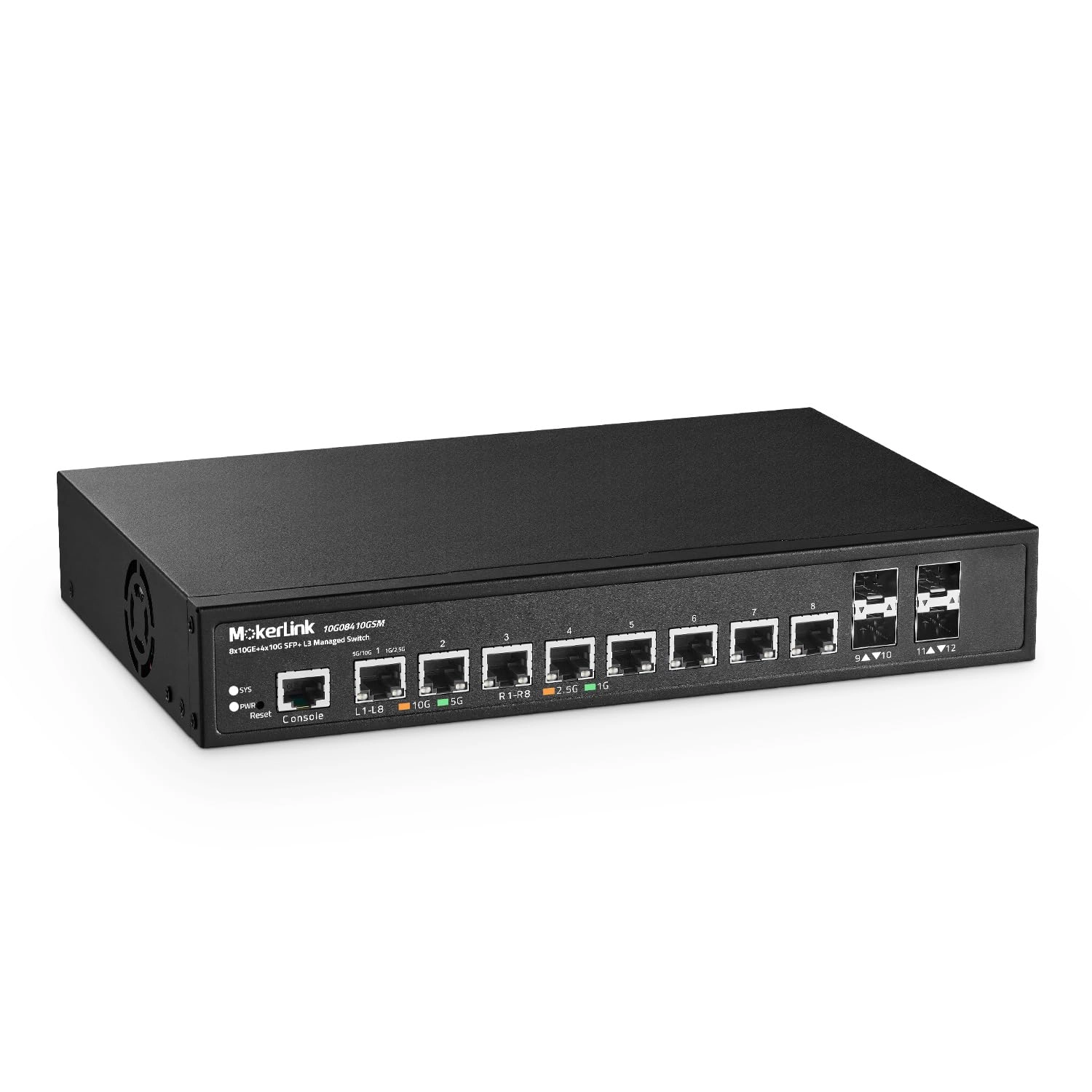 MokerLink 8x10G Eth + 4x10G SFP Managed - 8-ports