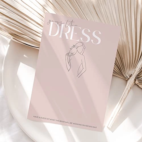 Who Knows Bride Best + Advice To Bride + Memory With The Bride + Guess The Dress + Wedding Emoji Game - 50.0 Count Adult