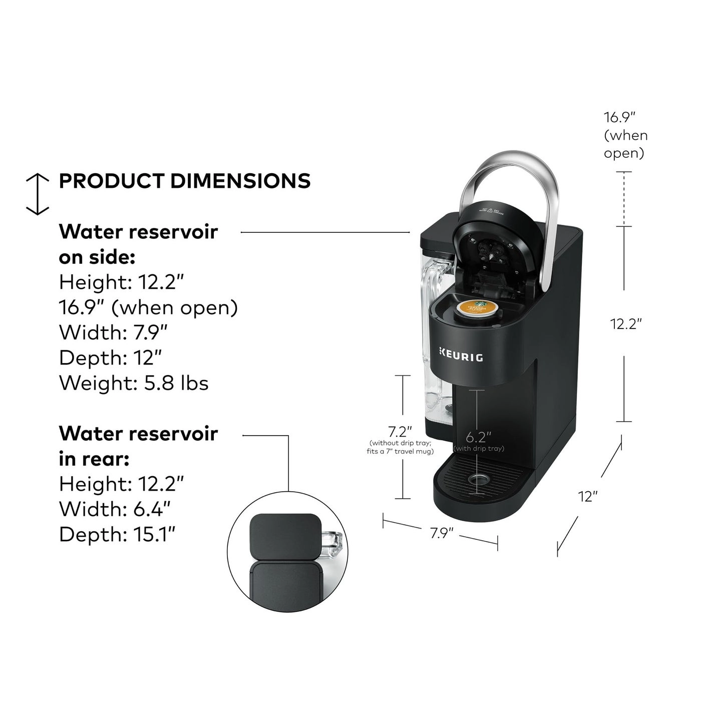KSupreme - Single Serve MultiStream 4 Brew Sizes