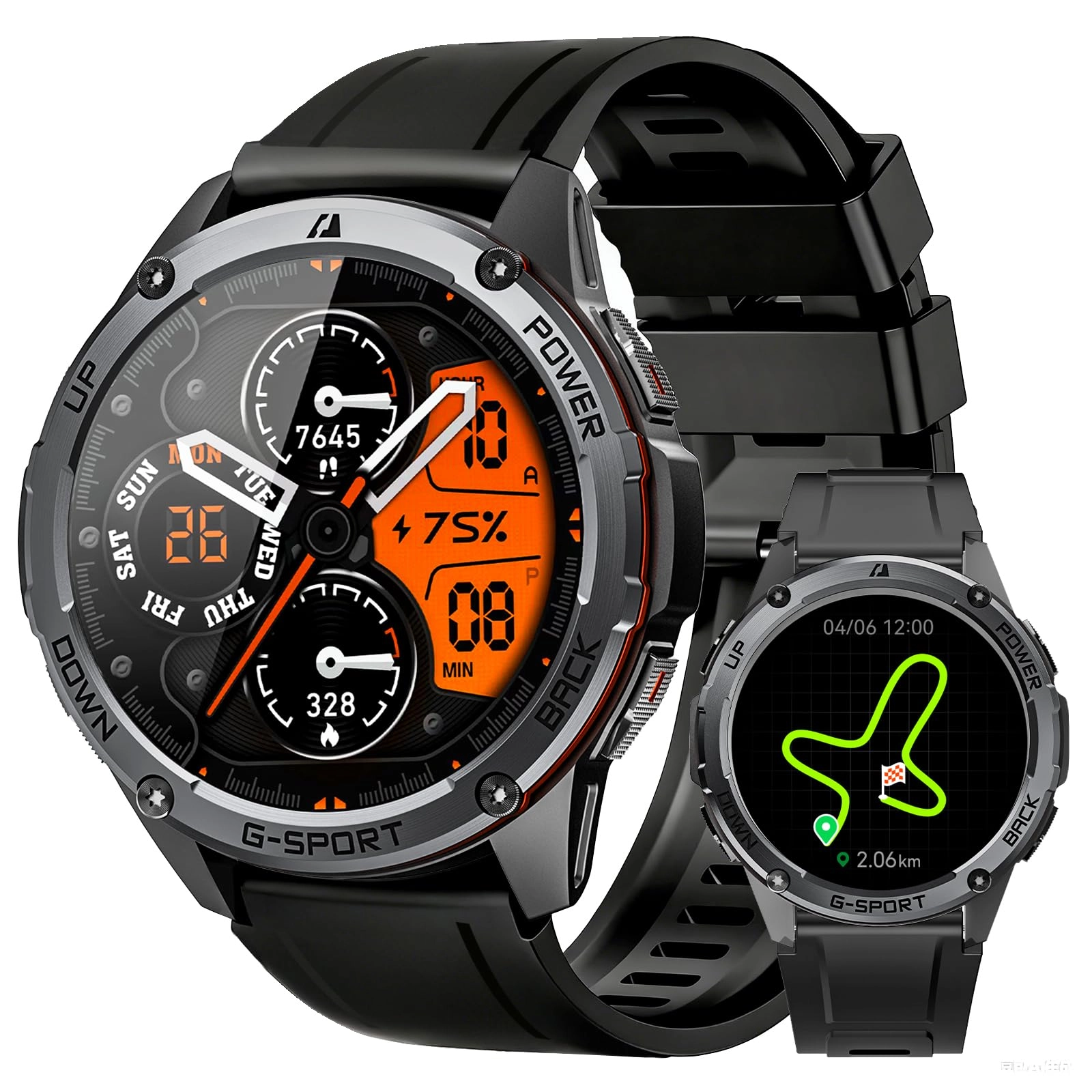 INKRAIMIN Smart Watch Metal GPS