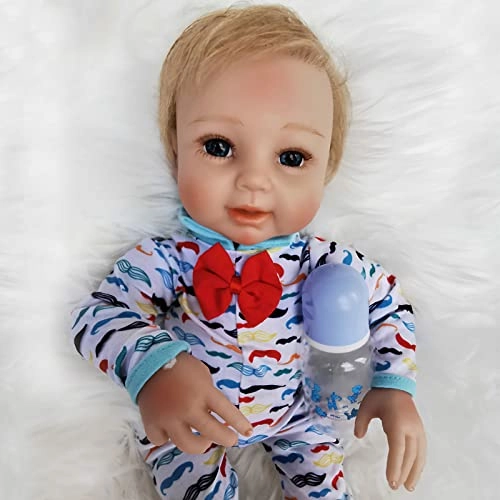 Rebirth Baby Doll - 20 Inch Vinyl Cotton Body Blue Eyes
