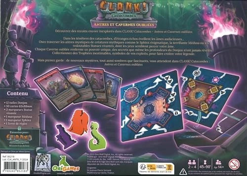 Clank! Catacombs: Forgotten Dens and Caverns (French)