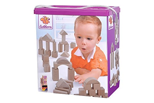 Wooden Building Blocks - 100pcs
