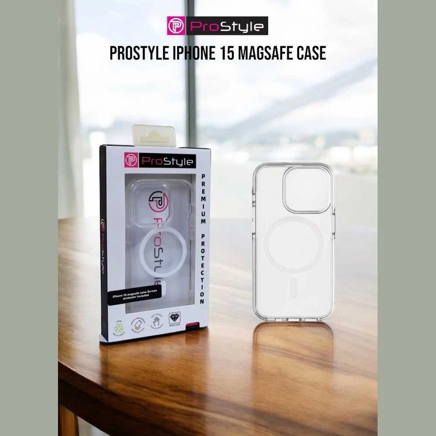 Magsafe Case Clear Case with MagSafe for iPhone 15