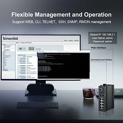 10 Port Gigabit Managed - 8-ports