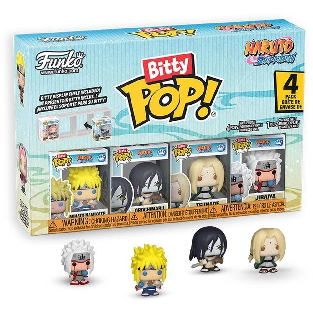 FUNKO TOYS Bitty Pop Team 2 Figure Set - Naruto Shippuden - 4 pcs