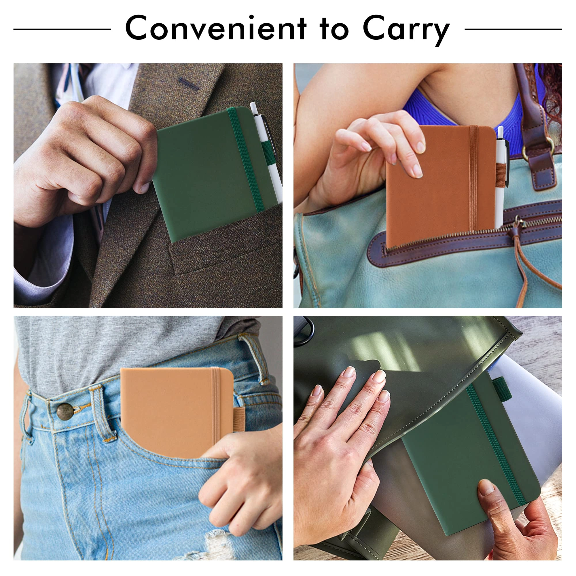 Pocket Notebook A6 Hardcover - Lined 56 Sheets