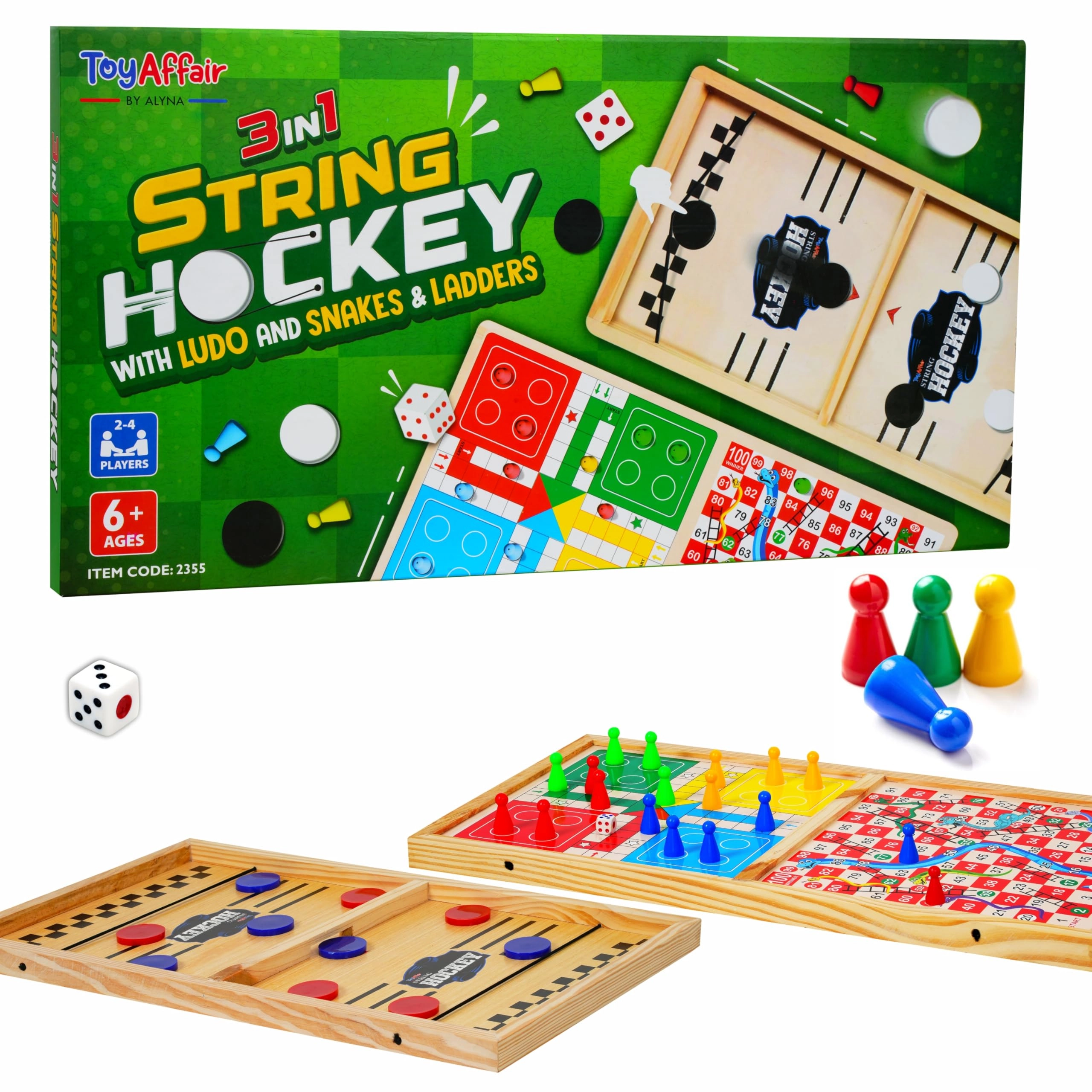 Toyaffair String Hockey - 28 piece(s) 6 months and up English