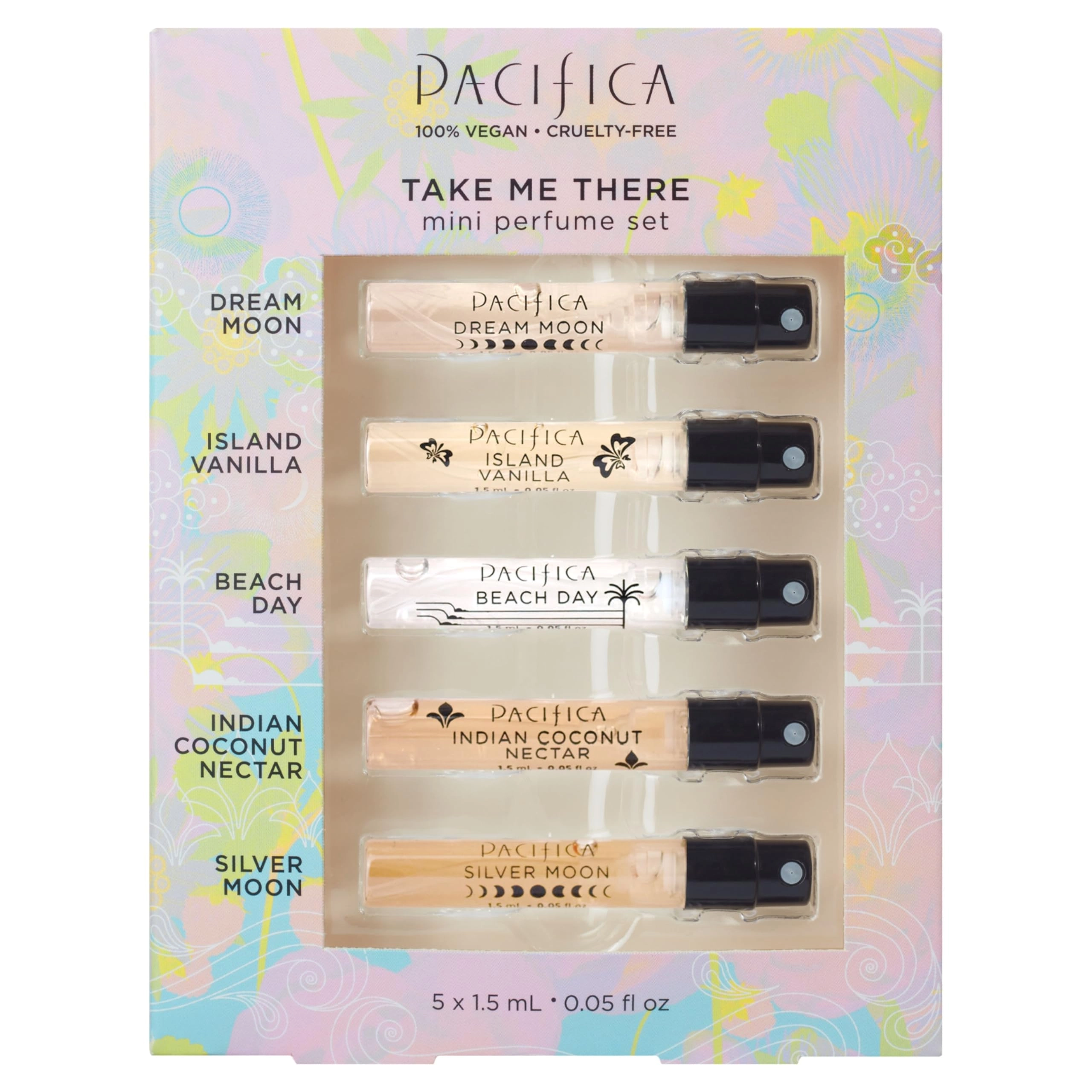 Pacifica Beauty, LLC Take Me There Spray Perfume Trial Set - Floral 5 piece(s)