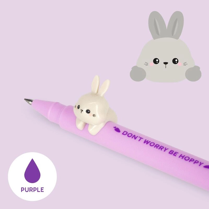 Legami Gel Pen - Lovely Friends Bunny purple