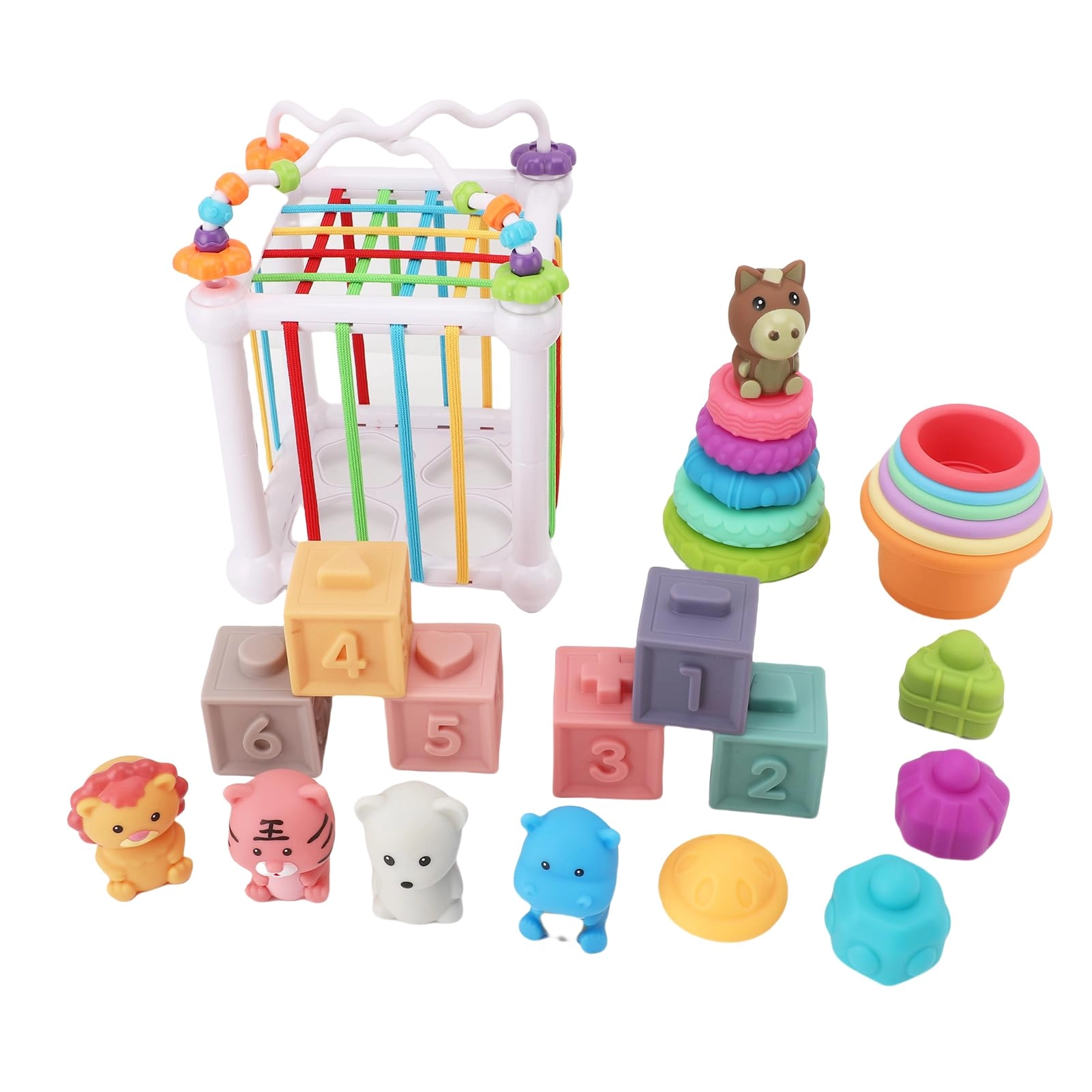 Thonlai Soft Stacking Building Blocks - Water Play 6 Colors