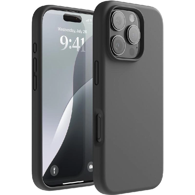Magnetic Silicone Back Cover Mobile Case with MagSafe for iPhone 16 Pro Max