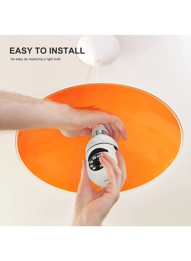Wireless Light Bulb Camera 1080p Bundle