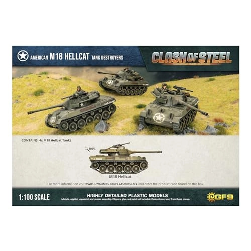 M18 Hellcat Model Kit (CSU08) Pack of 4