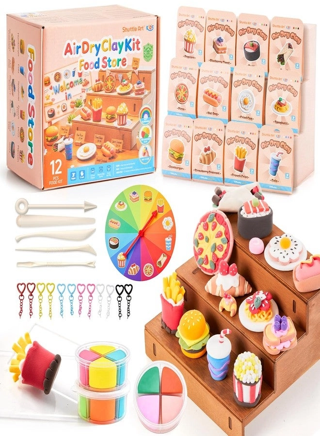 Shuttle Art Air Dry Clay - for Kids 21 pcs.