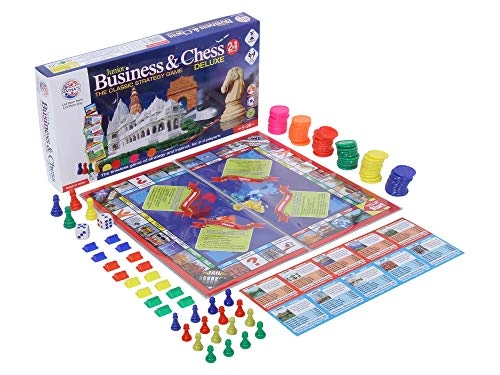 2 in 1 Business & Chess Junior Deluxe - Water Proof Board MULTIUCOLOUR