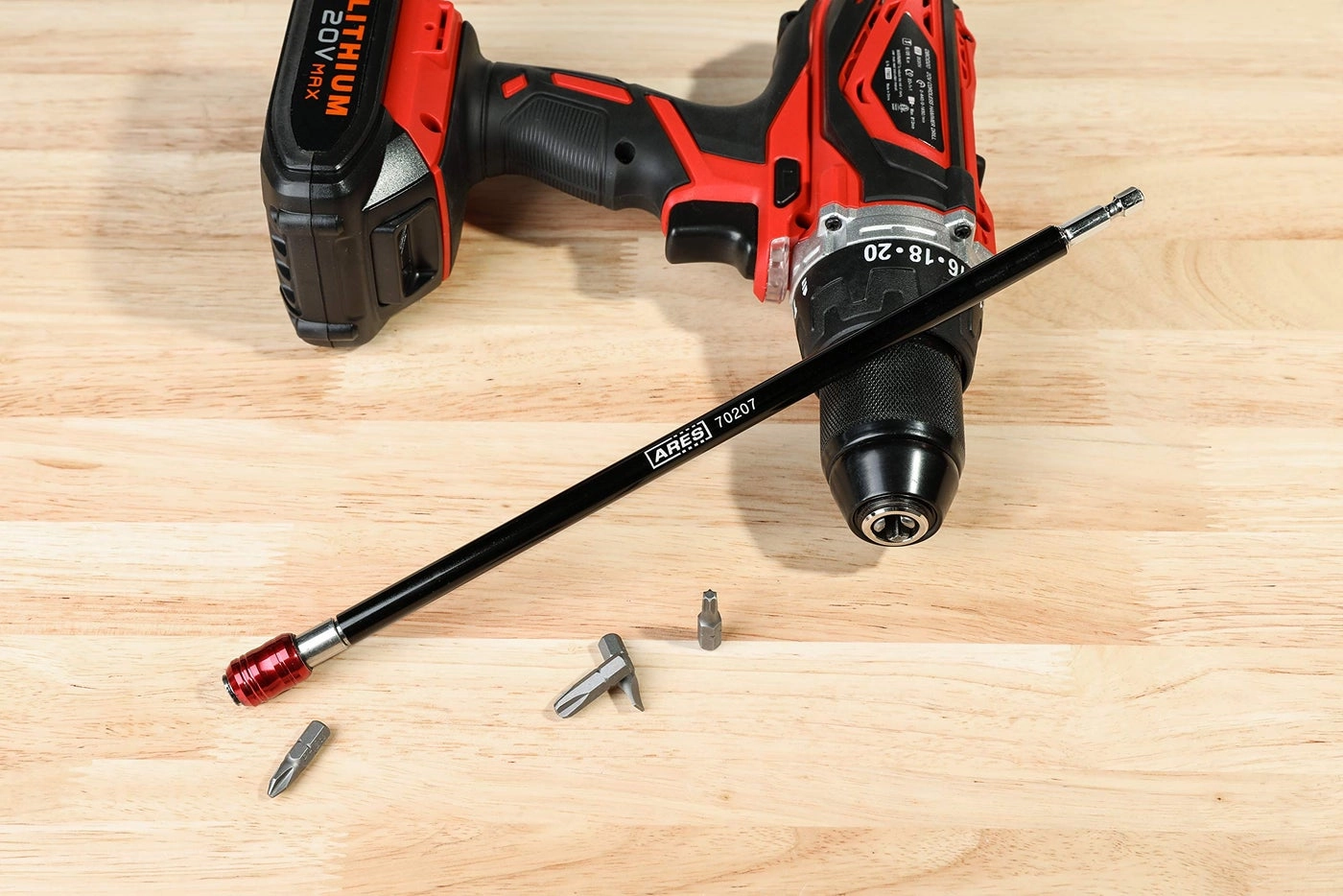 70207 - Drill Extension Bit Holder 12-Inch Quick Release