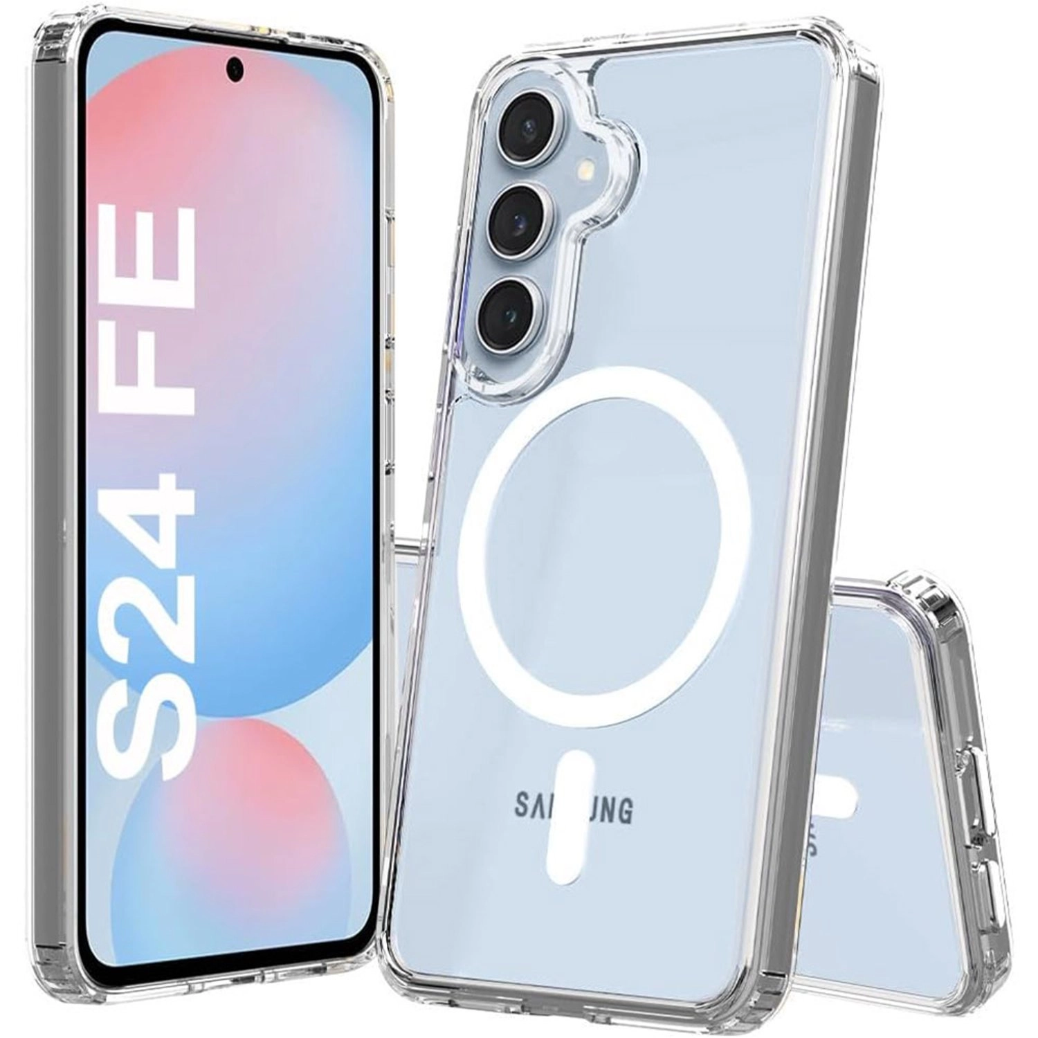 Fitit Clear Case with MagSafe for Samsung Galaxy S24 FE