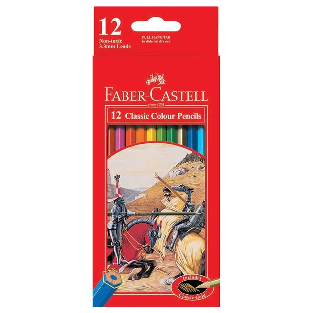 Faber-Castell Classic Colour Pencils - 12