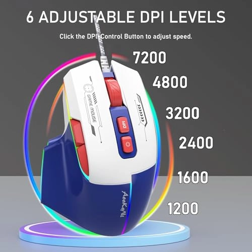 7-Button Corded Mouse - USB