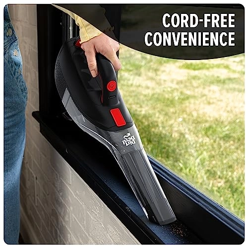 Whole Home Handheld Vacuum - 12V Multi-Surface Tool Kit Black