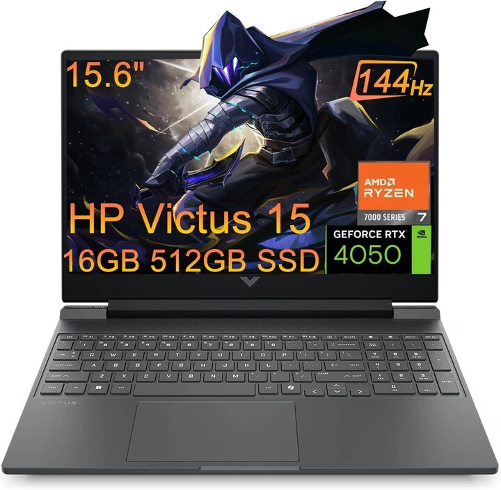 HP Victus 15 - 15.6'' Ryzen 7 -7445HS 16GB DDR5 512GB SSD
