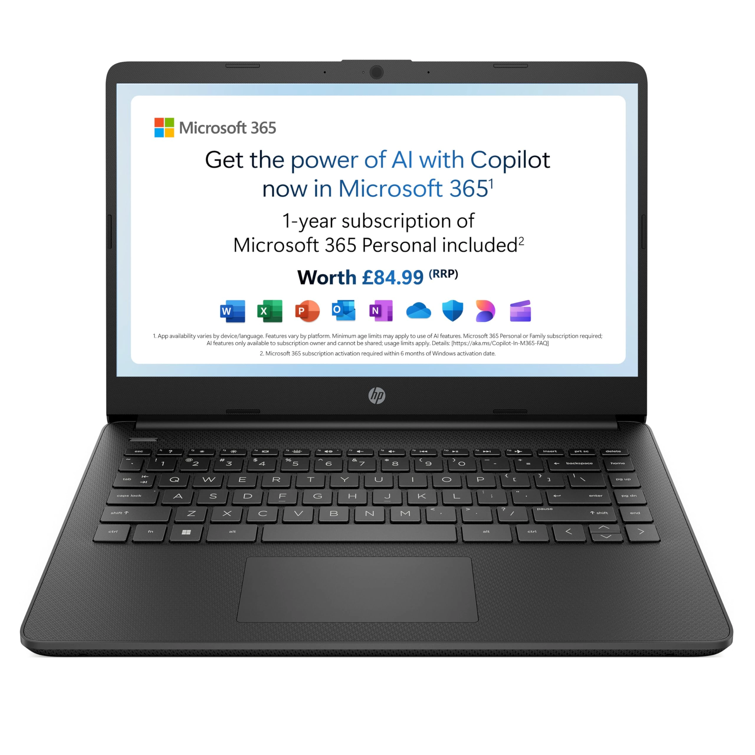 HP 14-DQ0053NR - 14'' 128GB 4GB Pentium Silver N5030
