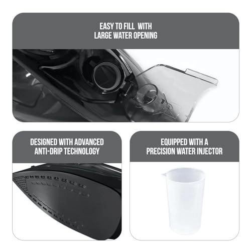 Steam Iron - 2000W Ceramic Soleplate