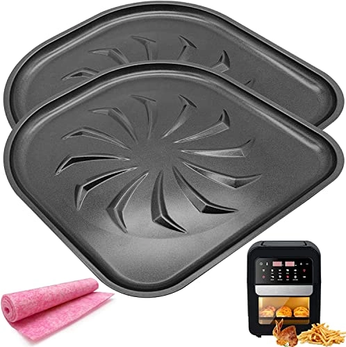 Air Fryer Replacement Drip Tray - Carbon Steel 2PCS