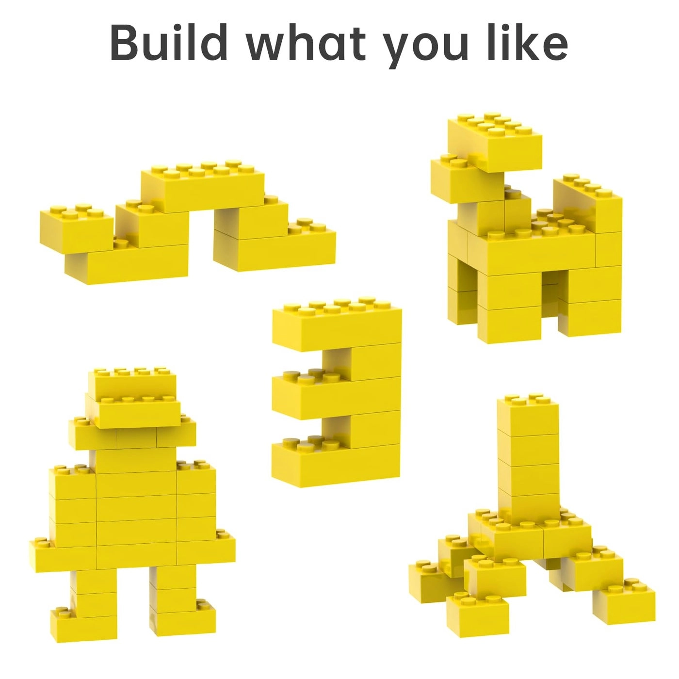 Classic Bulk Brick Block - 200 pcs