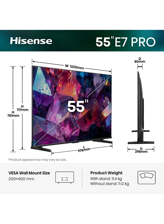 TV 55E7S Pro 55"