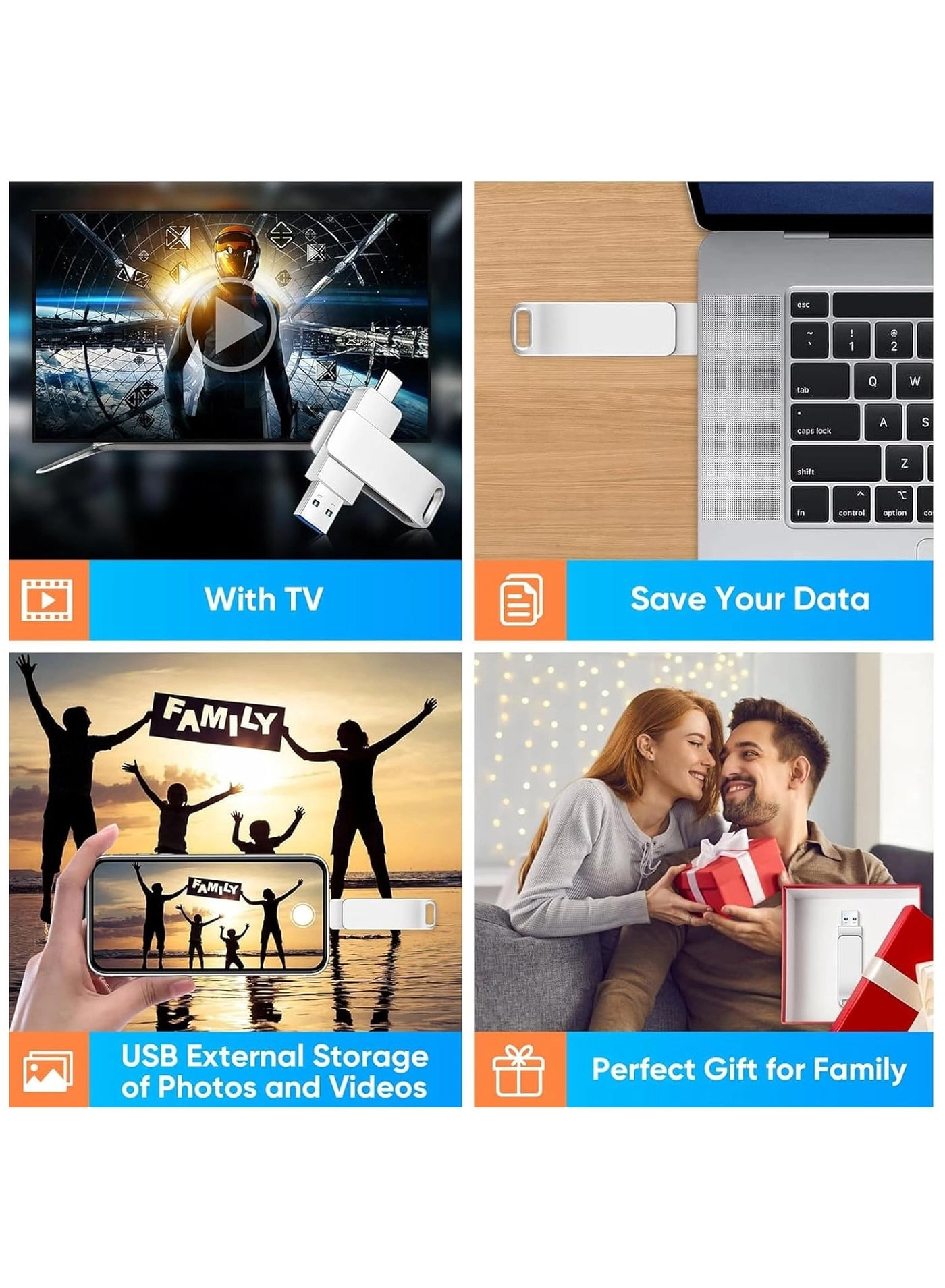 Flash Drive - USB3.0 Type-C Dual 2TB