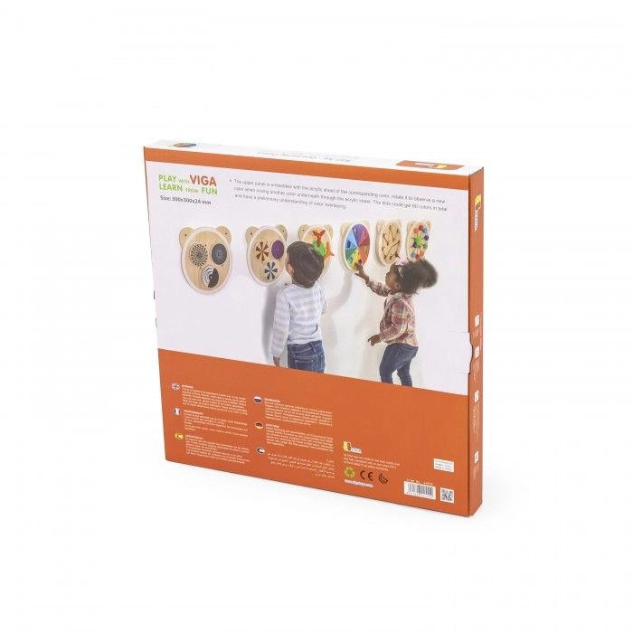 Wooden Wall Toy - 2+ Years